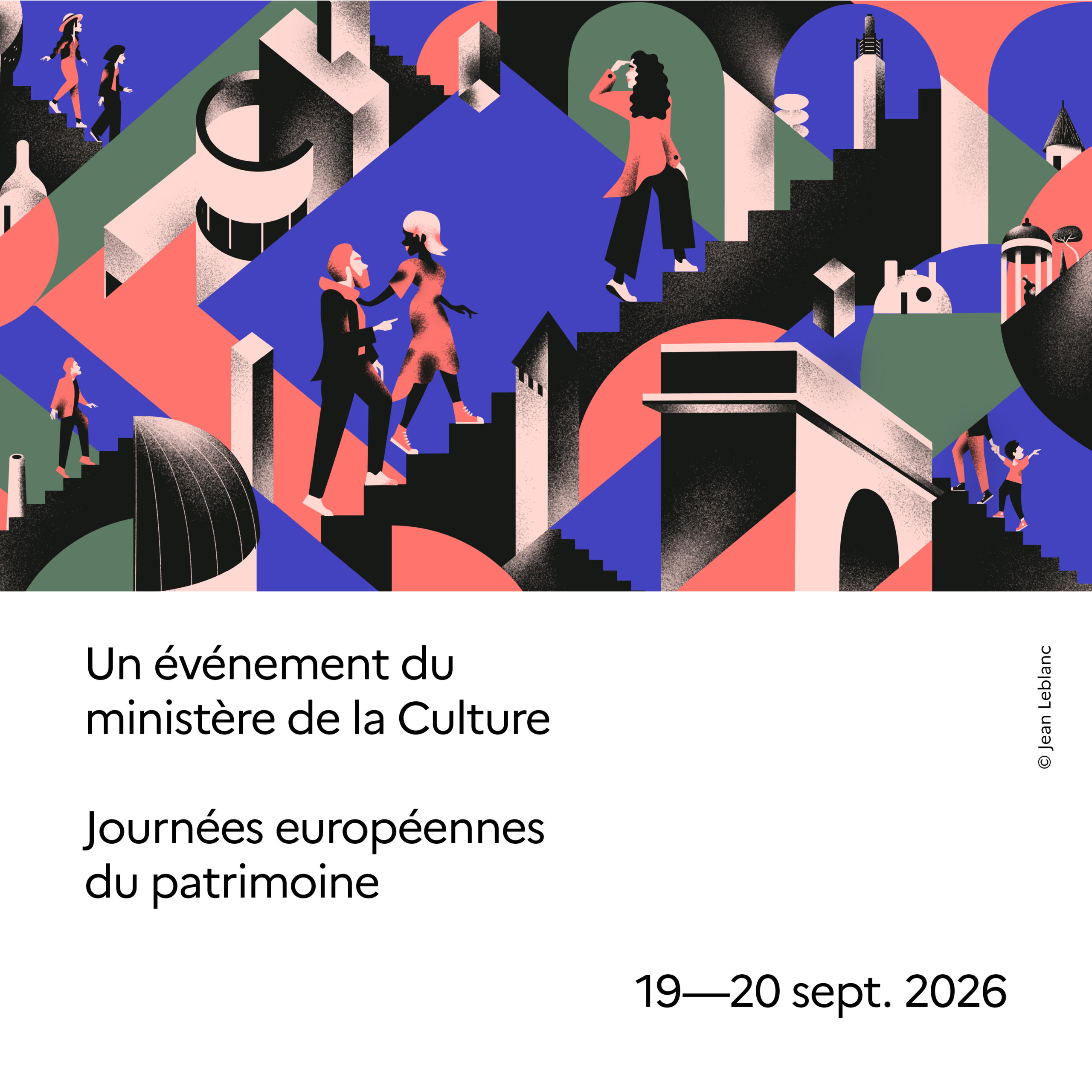 Affiche des journées européennes du patrimoine 2026